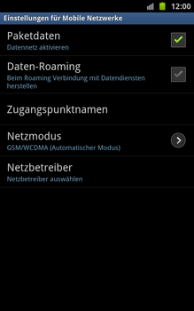 Samsung Galaxy Note - Internet - Manuelle Konfiguration - 6 / 21