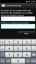 Sony Ericsson Xperia Ray mit OS 4 ICS - E-Mail - Konto einrichten - 1 / 1