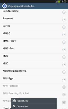 Samsung Galaxy Tab 3 8-0 LTE - Internet - Apn-Einstellungen - 1 / 1
