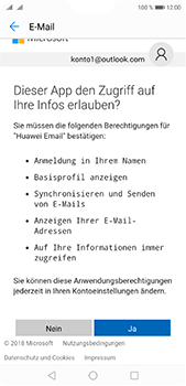 Huawei P20 Pro - E-Mail - Konto einrichten (outlook) - 9 / 12