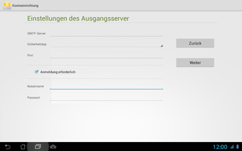 Asus Padfone 2 - E-Mail - Konto einrichten - 1 / 1