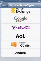 Apple iPhone 4 - E-Mail - Konto einrichten - 1 / 1