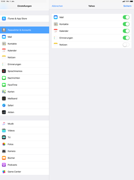 Apple iPad Pro 12.9 inch - E-Mail - Konto einrichten (yahoo) - 8 / 11