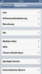 Apple iPhone 5 - Internet - Manuelle Konfiguration - 4 / 10