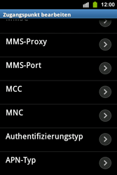 Samsung Galaxy Ace i - Internet - Manuelle Konfiguration - 15 / 23