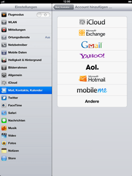 Apple iPad 3 - E-Mail - Konto einrichten - 5 / 22
