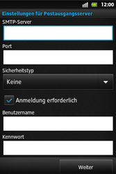 Sony Xperia Go - E-Mail - Konto einrichten - 2 / 2