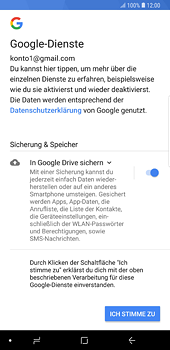 Samsung Galaxy S8 Plus - E-Mail - Konto einrichten (gmail) - 12 / 16