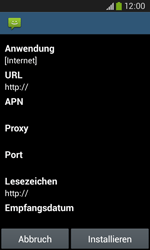 Samsung Galaxy Ace 3 - Internet - Automatische Konfiguration - 8 / 12