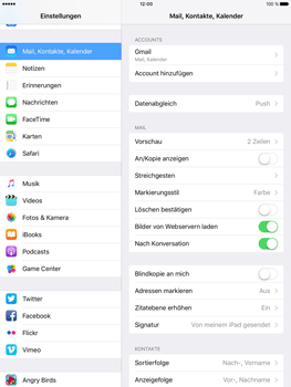 Apple iPad Pro 9.7 inch - E-Mail - Konto einrichten (gmail) - 1 / 1