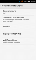 Huawei Y3 - Internet - Manuelle Konfiguration - 2 / 2
