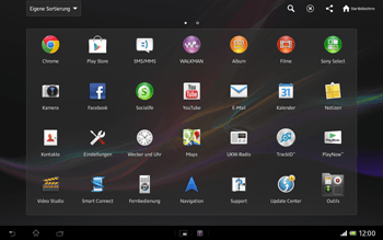 Sony Xperia Tablet Z LTE - E-Mail - Konto einrichten - 2 / 2