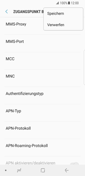 Samsung Galaxy S8 - Internet - Apn-Einstellungen - 17 / 38