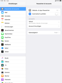 Apple iPad Pro 9.7 inch - E-Mail - Konto einrichten (yahoo) - 9 / 11