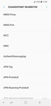 Samsung Galaxy S8 - Internet - Apn-Einstellungen - 13 / 38