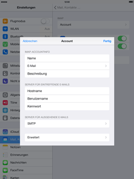 Apple iPad Air - E-Mail - Konto einrichten - 21 / 27