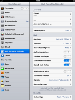 Apple iPad 3 - E-Mail - Konto einrichten - 14 / 22
