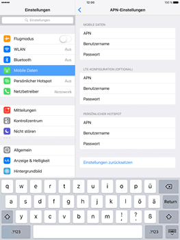 Apple iPad Pro 9.7 inch - Internet - Apn-Einstellungen - 1 / 1