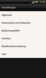 HTC One SV - Internet - Manuelle Konfiguration - 20 / 25
