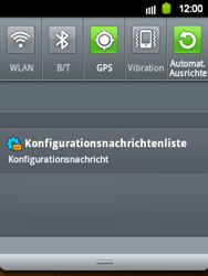 Samsung Galaxy Y - Internet - Automatische Konfiguration - 6 / 12