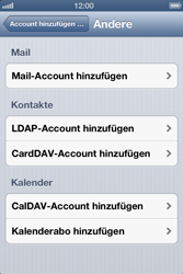 Apple iPhone 4 S - E-Mail - Konto einrichten - 2 / 2