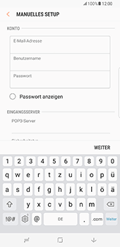 Samsung Galaxy S8 Plus - E-Mail - Konto einrichten - 2 / 2