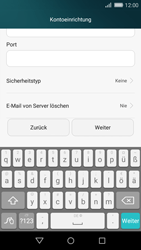 Huawei P8 Lite - E-Mail - Konto einrichten - 0 / 0