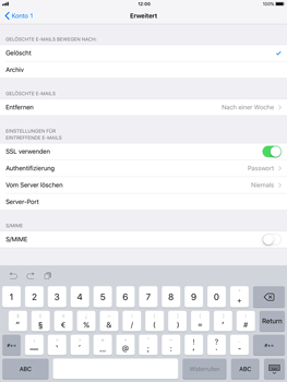 Apple iPad Pro 9.7 inch - E-Mail - Konto einrichten - 1 / 1