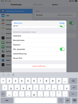 Apple iPad Pro 9.7 inch - E-Mail - Konto einrichten - 21 / 30