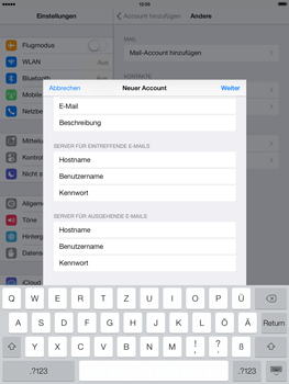Apple iPad Air - E-Mail - Konto einrichten - 14 / 28