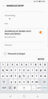 Samsung Galaxy S8 Plus - E-Mail - Konto einrichten - 1 / 1