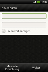 HTC Desire C - E-Mail - Konto einrichten - 0 / 0