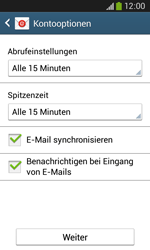 Samsung Galaxy Ace 3 - E-Mail - Konto einrichten - 1 / 1