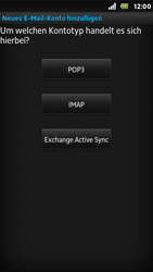 Sony Xperia U - E-Mail - Konto einrichten - 0 / 0