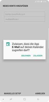 Samsung Galaxy Note9 - E-Mail - Konto einrichten (outlook) - 11 / 14