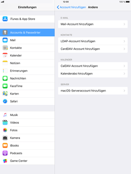 Apple iPad Mini 4 - E-Mail - Konto einrichten - 2 / 2