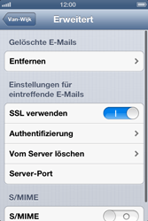 Apple iPhone 4 S - E-Mail - Konto einrichten - 0 / 0
