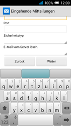 Alcatel Pop C7 - E-Mail - Konto einrichten - 0 / 0