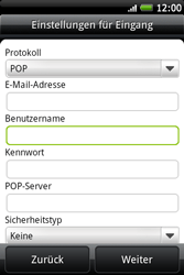 HTC Wildfire S - E-Mail - Konto einrichten - 0 / 0