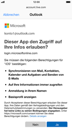 Apple iPhone 7 - E-Mail - Konto einrichten (outlook) - 8 / 12