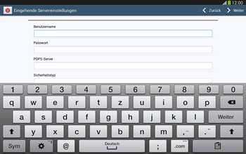 Samsung Galaxy Tab 3 10-1 LTE - E-Mail - Konto einrichten - 1 / 1