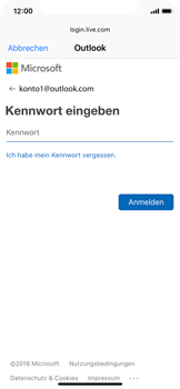 Apple iPhone XS - E-Mail - Konto einrichten (outlook) - 7 / 12
