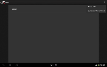 Sony Xperia Tablet Z LTE - Internet - Apn-Einstellungen - 0 / 0