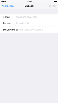 Apple iPhone 6s Plus - E-Mail - Konto einrichten (outlook) - 6 / 11