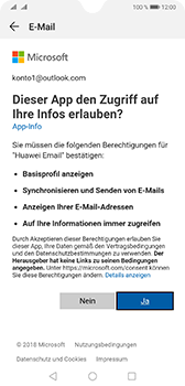 Huawei Mate 20 - E-Mail - Konto einrichten (outlook) - 7 / 10