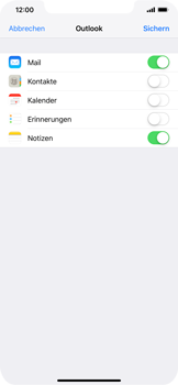 Apple iPhone XS Max - E-Mail - Konto einrichten (outlook) - 9 / 12