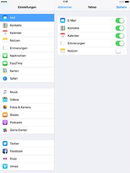 Apple iPad Mini 4 - E-Mail - Konto einrichten (yahoo) - 1 / 1