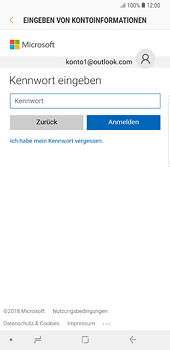 Samsung Galaxy S8 Plus - E-Mail - Konto einrichten (outlook) - 6 / 11