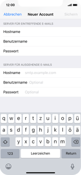 Apple iPhone X - E-Mail - Konto einrichten - 0 / 0