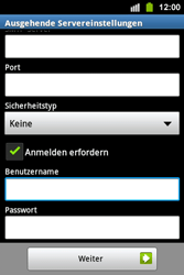 Samsung Galaxy Ace i - E-Mail - Konto einrichten - 0 / 0